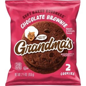 Grandma's Soft Baked Chocolate Brownie Cookies 2 pack 12ct